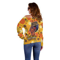 African She Believed Off Shoulder Sweater She Could So She Did