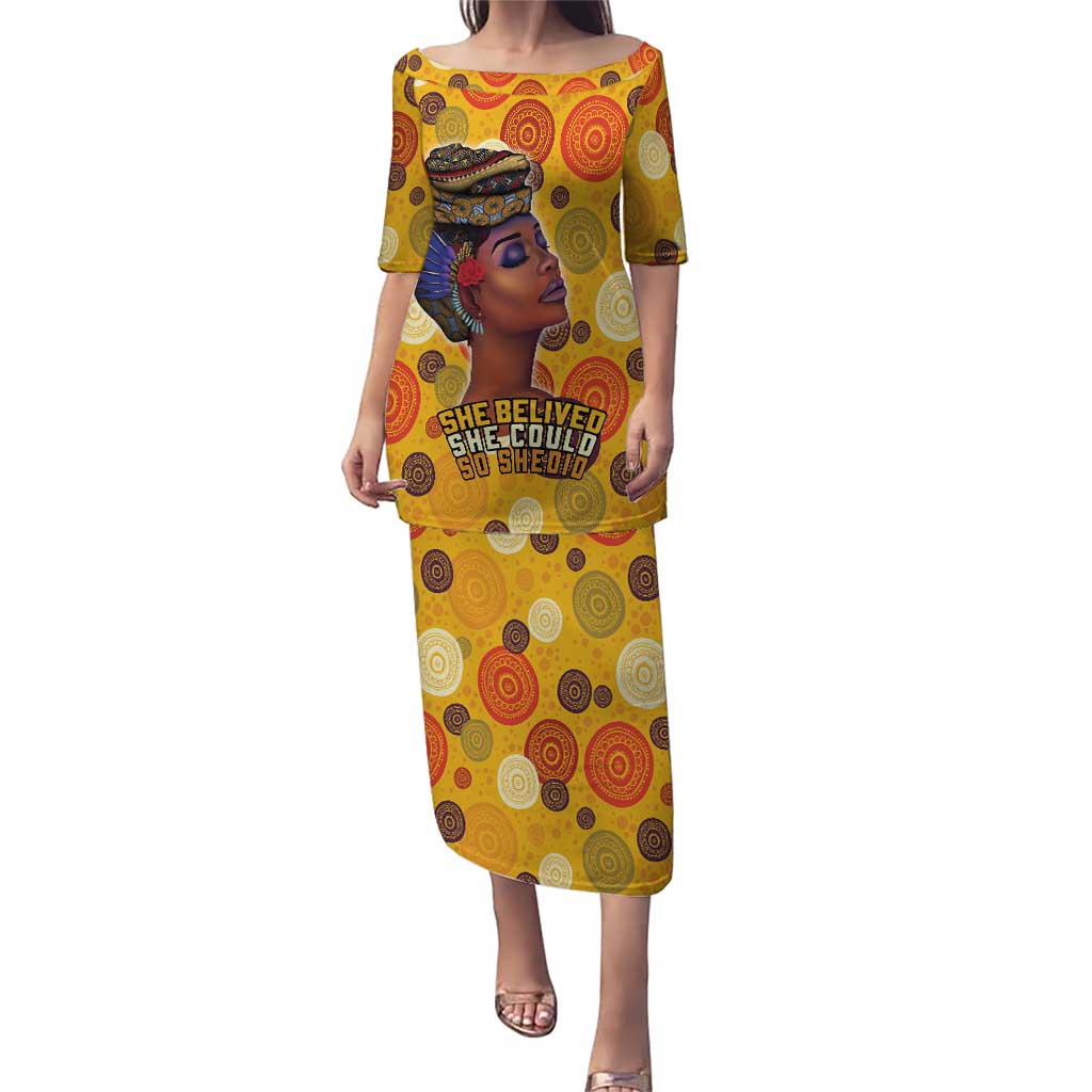 African She Believed Puletasi She Could So She Did