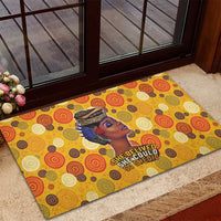 African She Believed Rubber Doormat She Could So She Did
