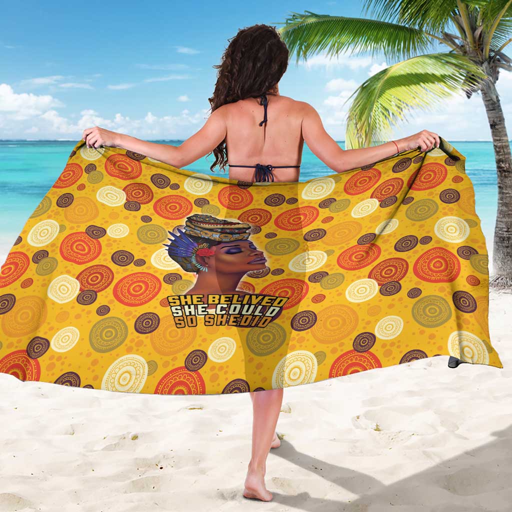 African She Believed Sarong She Could So She Did