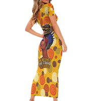 African She Believed Short Sleeve Bodycon Dress She Could So She Did