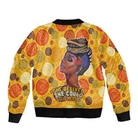 African She Believed Sleeve Zip Bomber Jacket She Could So She Did