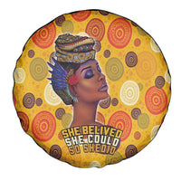 African She Believed Spare Tire Cover She Could So She Did