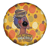 African She Believed Spare Tire Cover She Could So She Did