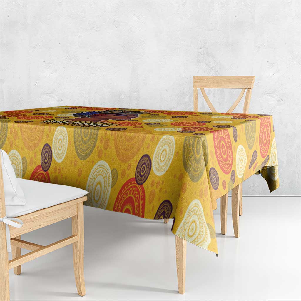 African She Believed Tablecloth She Could So She Did - Wonder Print Shop