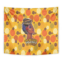 African She Believed Tapestry She Could So She Did - Wonder Print Shop
