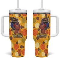 African She Believed Tumbler With Handle She Could So She Did