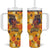 African She Believed Tumbler With Handle She Could So She Did