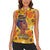 African She Believed Women Sleeveless Polo Shirt She Could So She Did - Wonder Print Shop