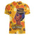African She Believed Women V-Neck T-Shirt She Could So She Did - Wonder Print Shop