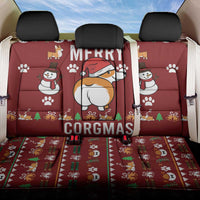Funny Corgi Dog Back Car Seat Cover Merry CORGMAS Christmas - Wonder Print Shop