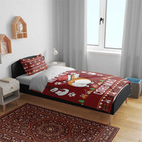 Funny Corgi Dog Bedding Set Merry CORGMAS Christmas - Wonder Print Shop