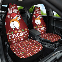 Funny Corgi Dog Car Seat Cover Merry CORGMAS Christmas - Wonder Print Shop