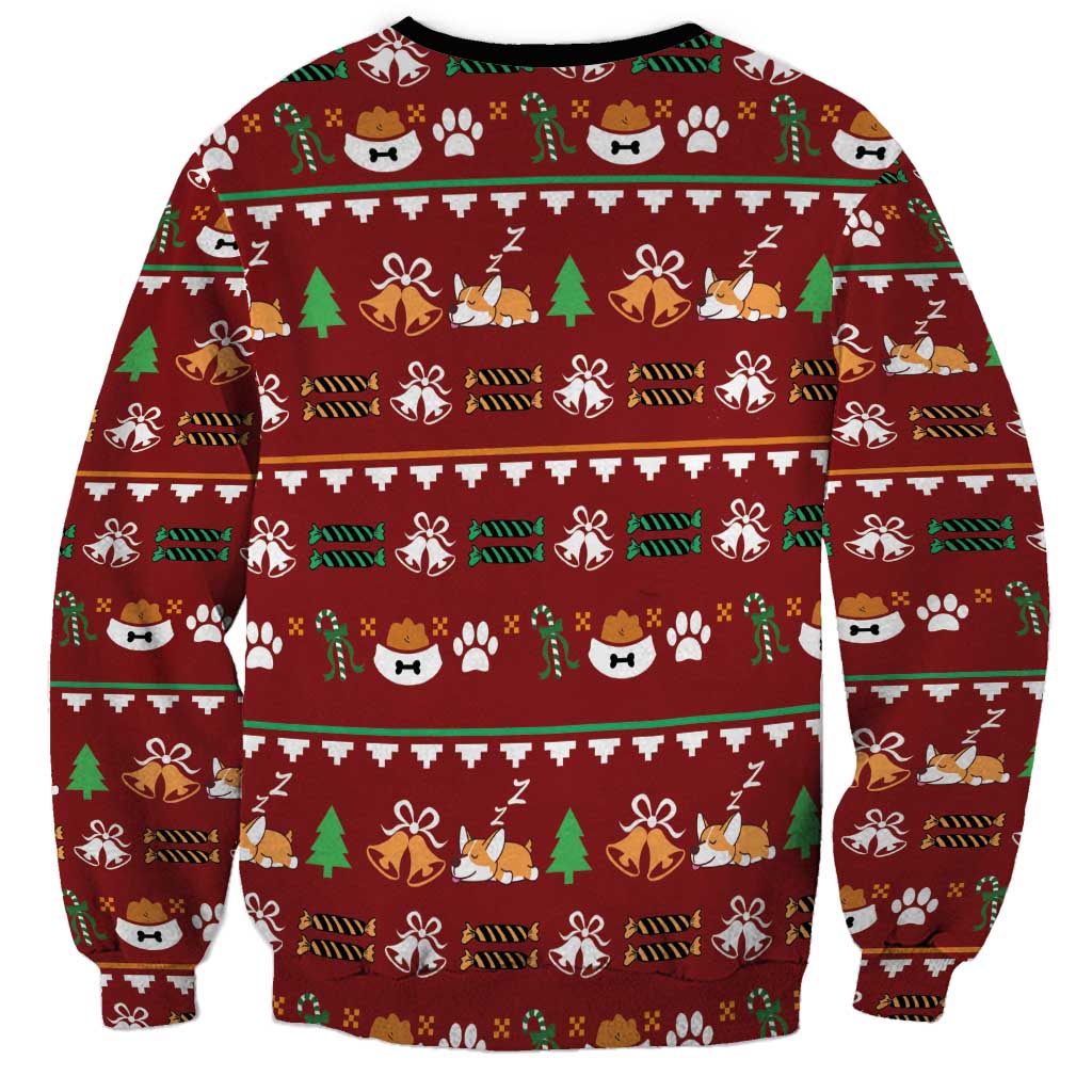 Funny Corgi Dog Sweatshirt Merry CORGMAS Christmas - Wonder Print Shop