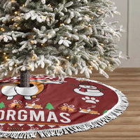 Funny Corgi Dog Tree Skirt Merry CORGMAS Christmas - Wonder Print Shop