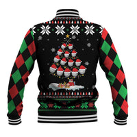 Golf Christmas Tree Snow Baseball Jacket - Wonder Print Shop