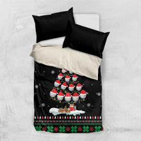 Golf Christmas Tree Snow Bedding Set - Wonder Print Shop