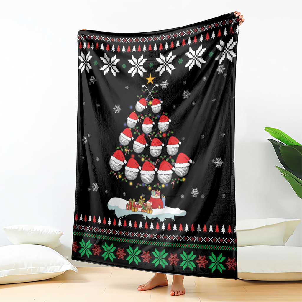 Golf Christmas Tree Snow Blanket