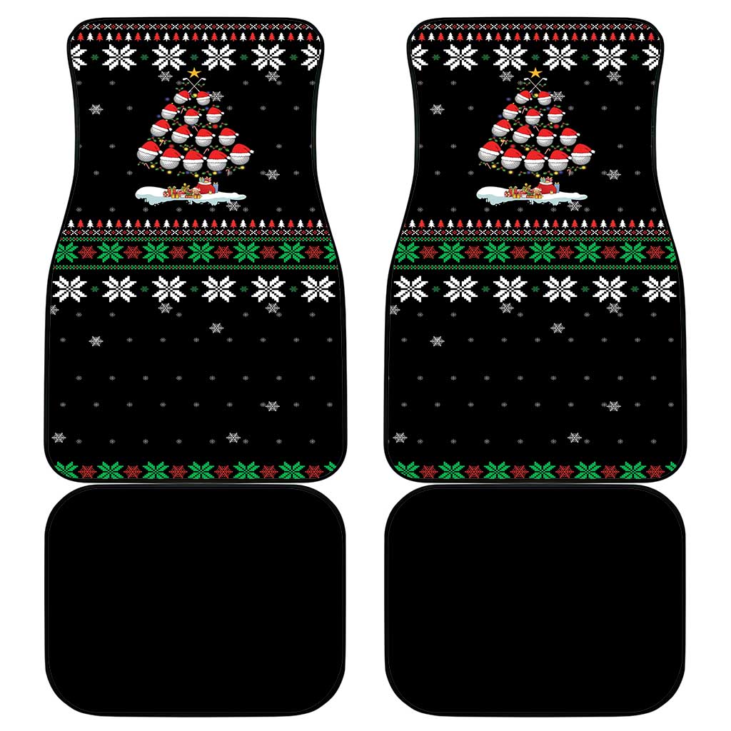 Golf Christmas Tree Snow Car Mats - Wonder Print Shop