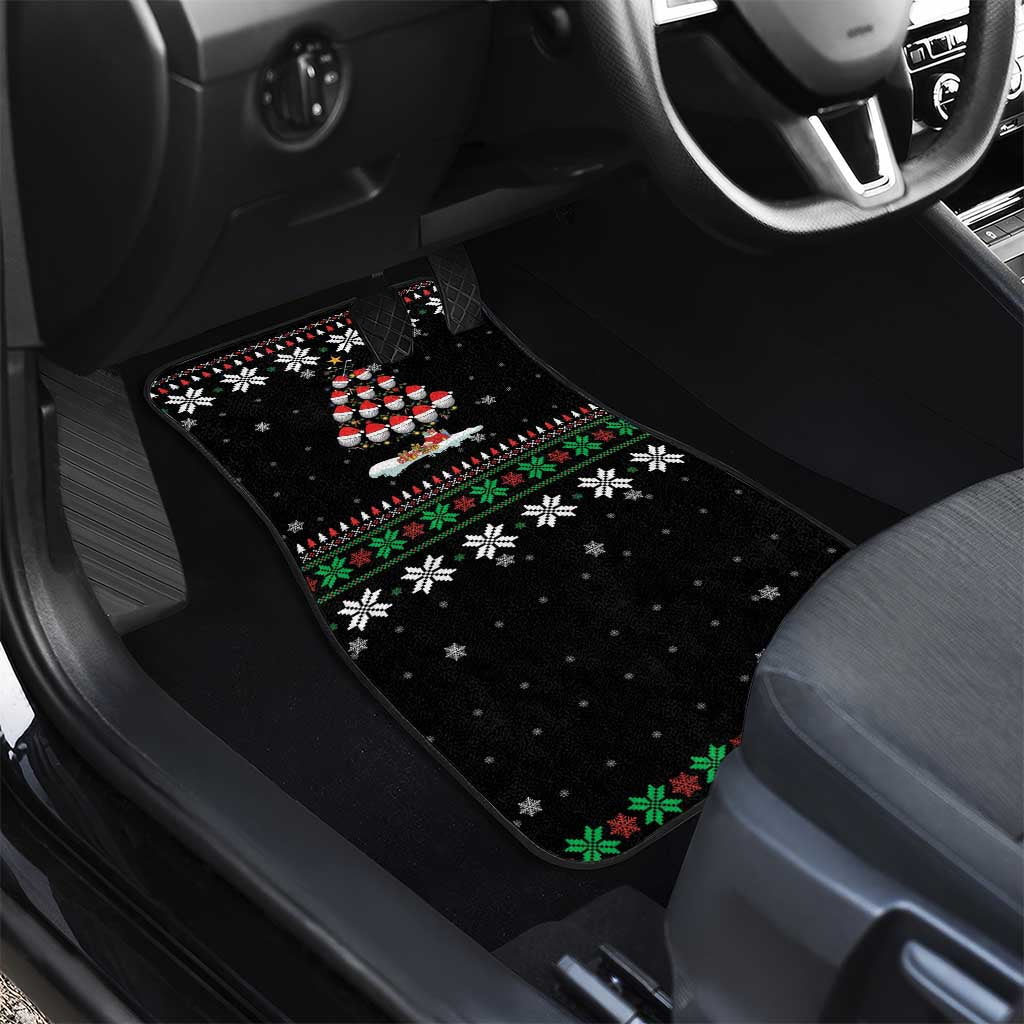 Golf Christmas Tree Snow Car Mats - Wonder Print Shop