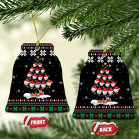 Golf Christmas Tree Snow Ceramic Ornament - Wonder Print Shop