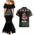 Golf Christmas Tree Snow Couples Matching Mermaid Dress and Hawaiian Shirt - Wonder Print Shop