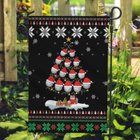 Golf Christmas Tree Snow Garden Flag - Wonder Print Shop