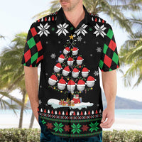 Golf Christmas Tree Snow Hawaiian Shirt - Wonder Print Shop