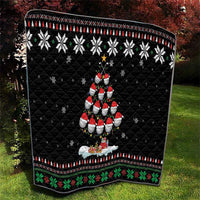 Golf Christmas Tree Snow Quilt - Wonder Print Shop