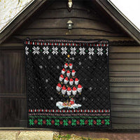 Golf Christmas Tree Snow Quilt - Wonder Print Shop