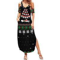 Golf Christmas Tree Snow Summer Maxi Dress - Wonder Print Shop