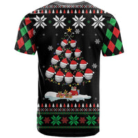 Golf Christmas Tree Snow T Shirt - Wonder Print Shop