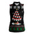 Golf Christmas Tree Snow Women Sleeveless Polo Shirt - Wonder Print Shop