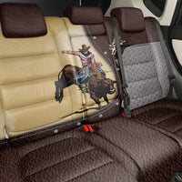 Bull Riding Back Car Seat Cover Cowboy Courage Rodeo DT03