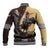 Personalized Name Bull Riding Baseball Jacket Cowboy Courage Rodeo