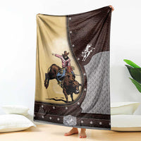 Bull Riding Blanket Cowboy Courage Rodeo DT03