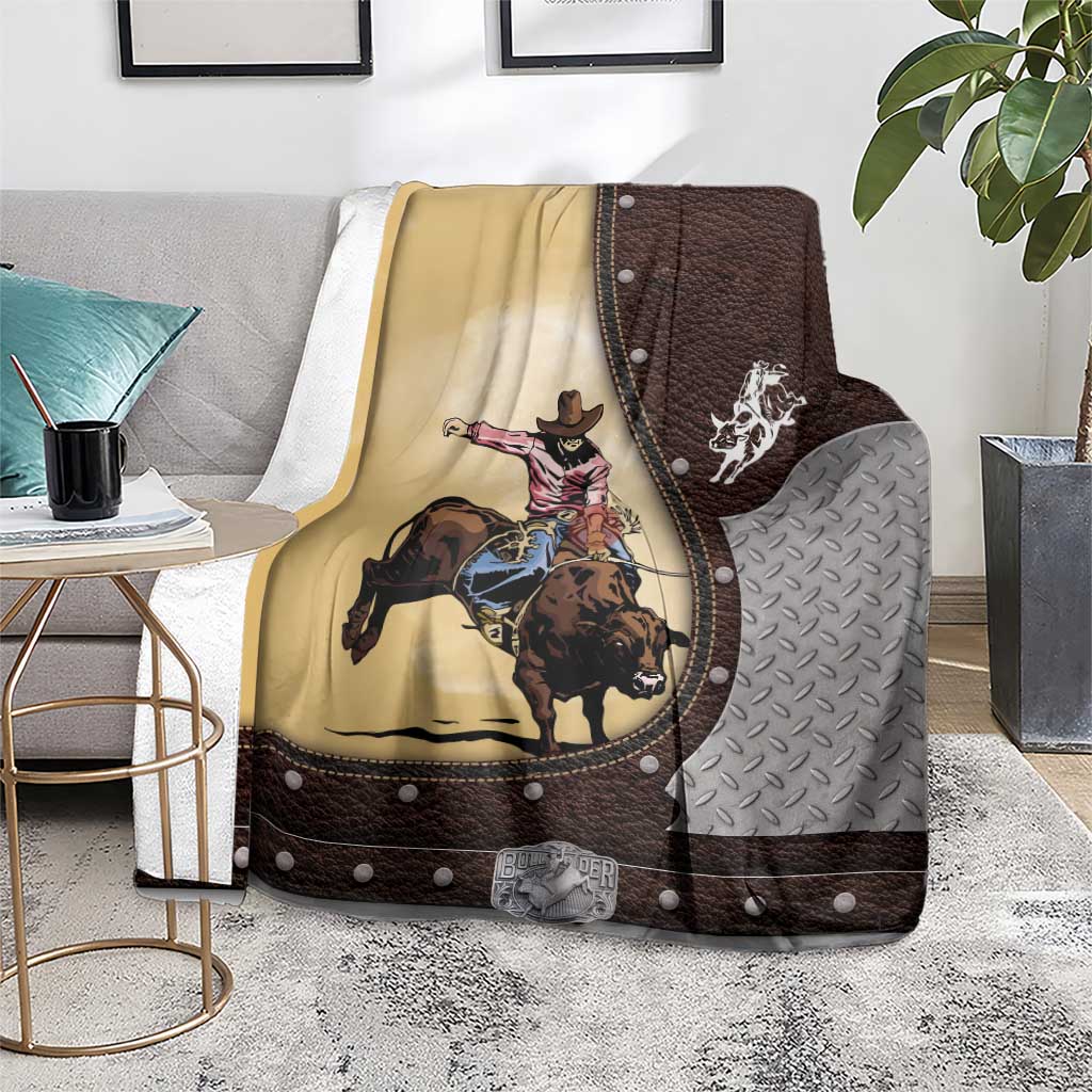 Bull Riding Blanket Cowboy Courage Rodeo DT03