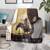 Bull Riding Blanket Cowboy Courage Rodeo DT03