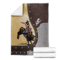 Bull Riding Blanket Cowboy Courage Rodeo DT03