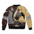 Personalized Name Bull Riding Bomber Jacket Cowboy Courage Rodeo