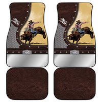 Bull Riding Car Mats Cowboy Courage Rodeo DT03