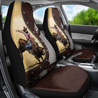 Bull Riding Car Seat Cover Cowboy Courage Rodeo DT03