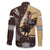 Personalized Name Bull Riding Family Matching Long Sleeve Bodycon Dress and Hawaiian Shirt Cowboy Courage Rodeo