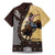 Personalized Name Bull Riding Family Matching Mermaid Dress and Hawaiian Shirt Cowboy Courage Rodeo