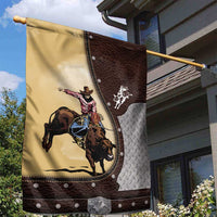 Bull Riding Garden Flag Cowboy Courage Rodeo DT03