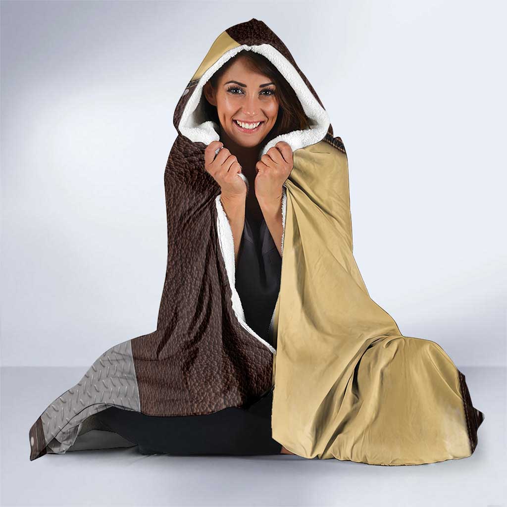 Bull Riding Hooded Blanket Cowboy Courage Rodeo DT03