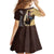 Personalized Name Bull Riding Kid Short Sleeve Dress Cowboy Courage Rodeo