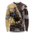Personalized Name Bull Riding Long Sleeve Shirt Cowboy Courage Rodeo