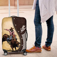 Bull Riding Luggage Cover Cowboy Courage Rodeo DT03