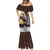Personalized Name Bull Riding Mermaid Dress Cowboy Courage Rodeo